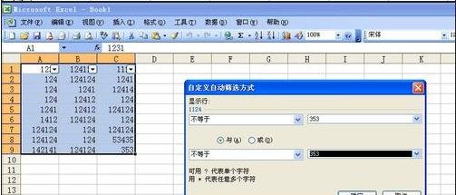 excel03���Զ�ɸѡ���ܵ�ʹ�÷���