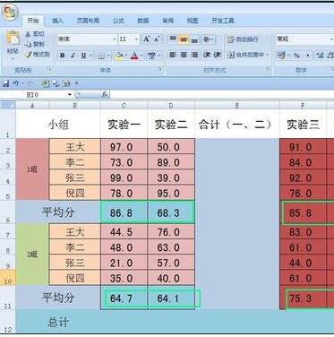 excel�Զ���ʾ�ϼƵķ�������