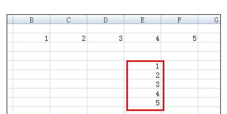 Excel中复制行数据粘贴变成列的操作方法