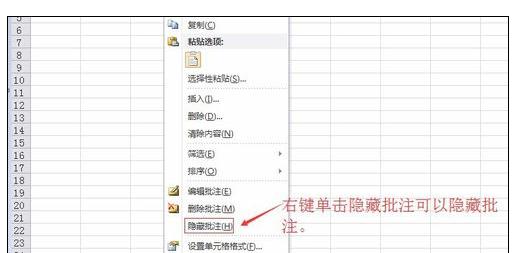 Excel��2010�����������ע�Ĳ�������